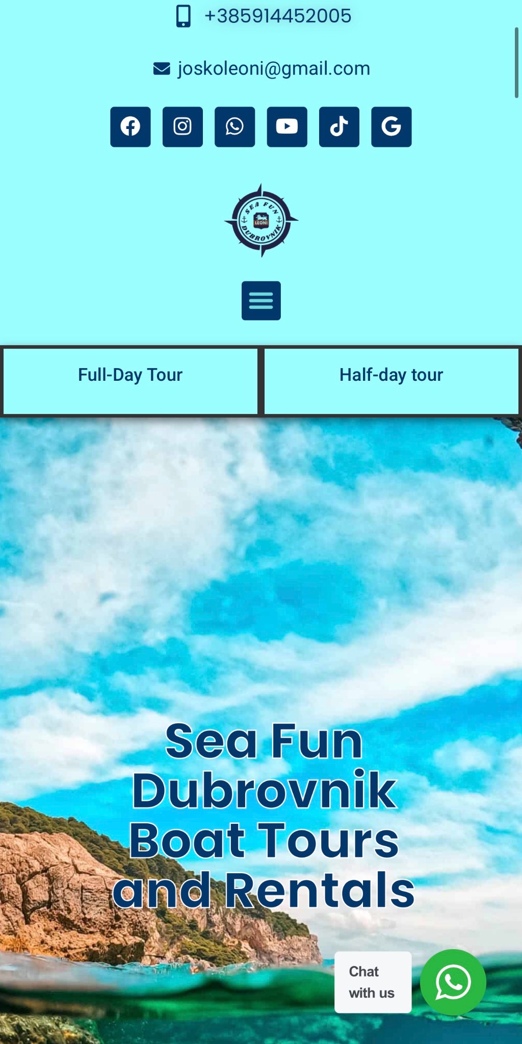 Travel – Travel project, website development Dubrovnik